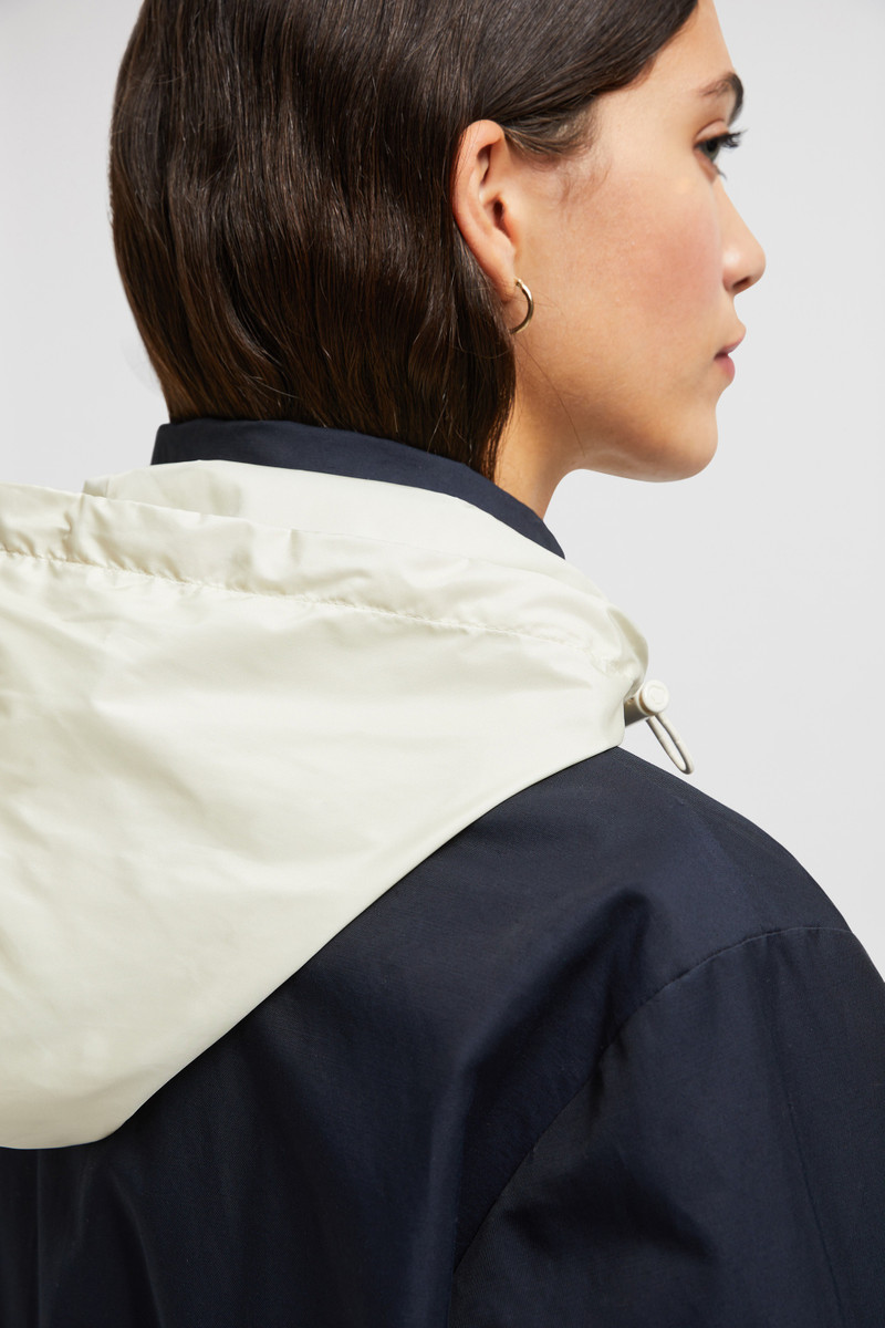 Janze Hooded Twill Short Down Jacket 7