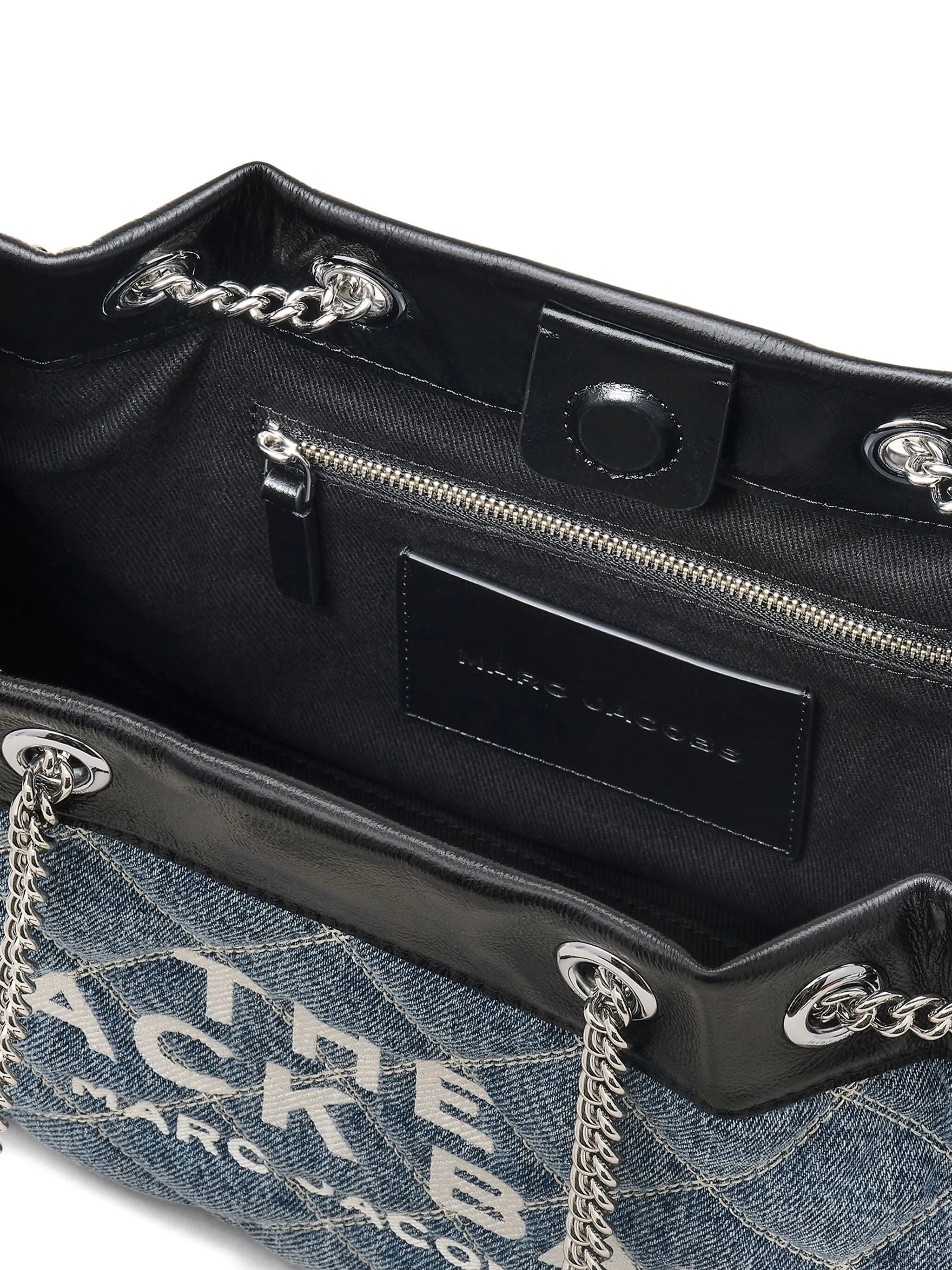 Marc Jacobs The Quilted Denim Chain Sack Bag - 6