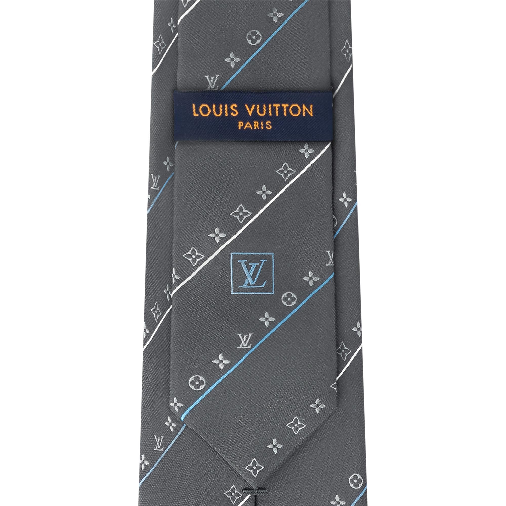 Monogram Thin Stripes Tie - 3