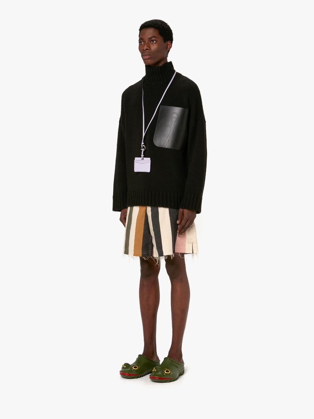 LEATHER PATCH POCKET JUMPER - 4
