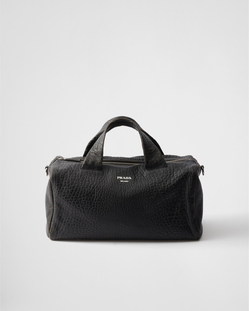 Nappa leather duffle bag 1