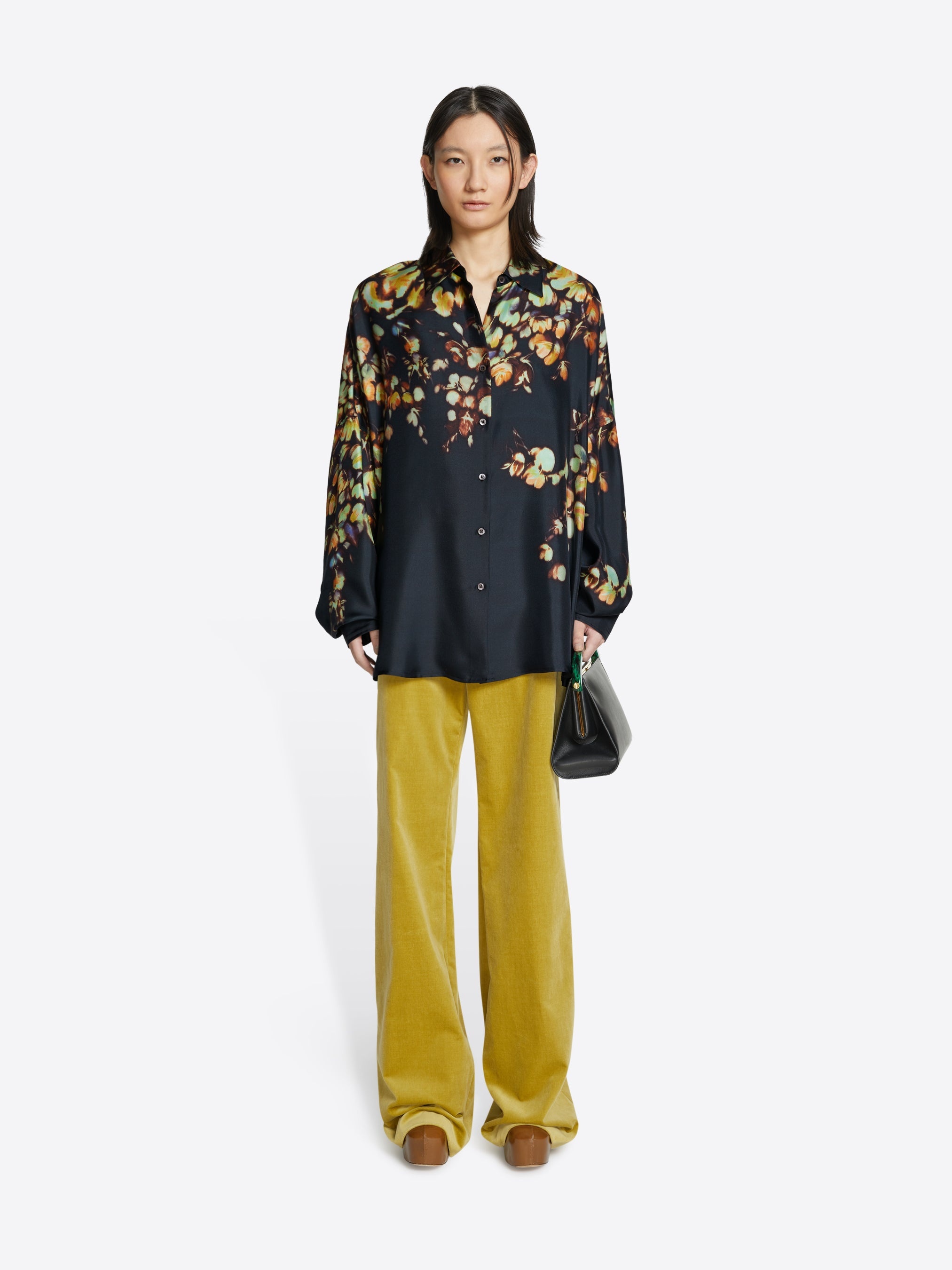 FLARED VELVET PANTS - 2