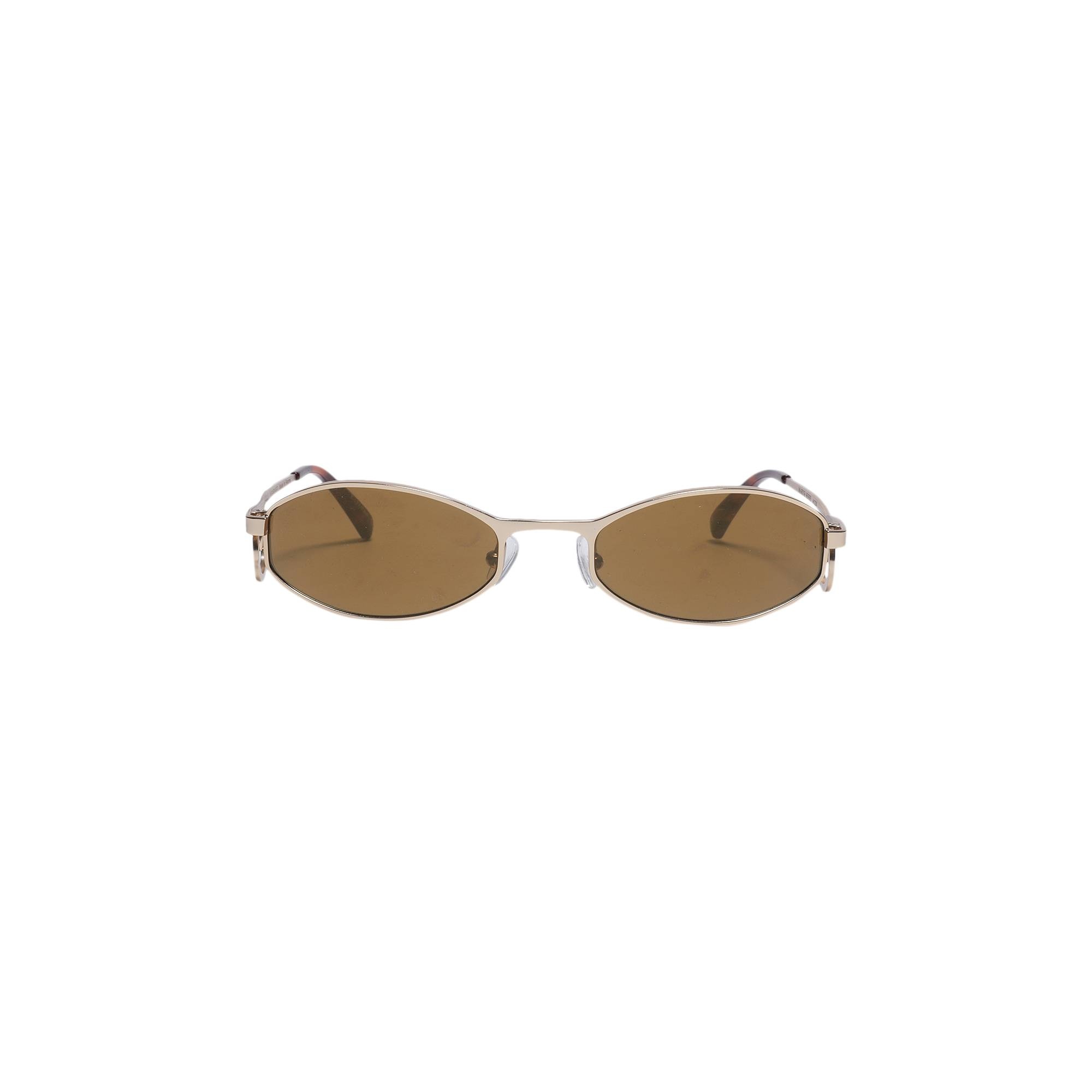 Marine Serre Swirl-Frame Oval Sunglasses 'Gold' - 1