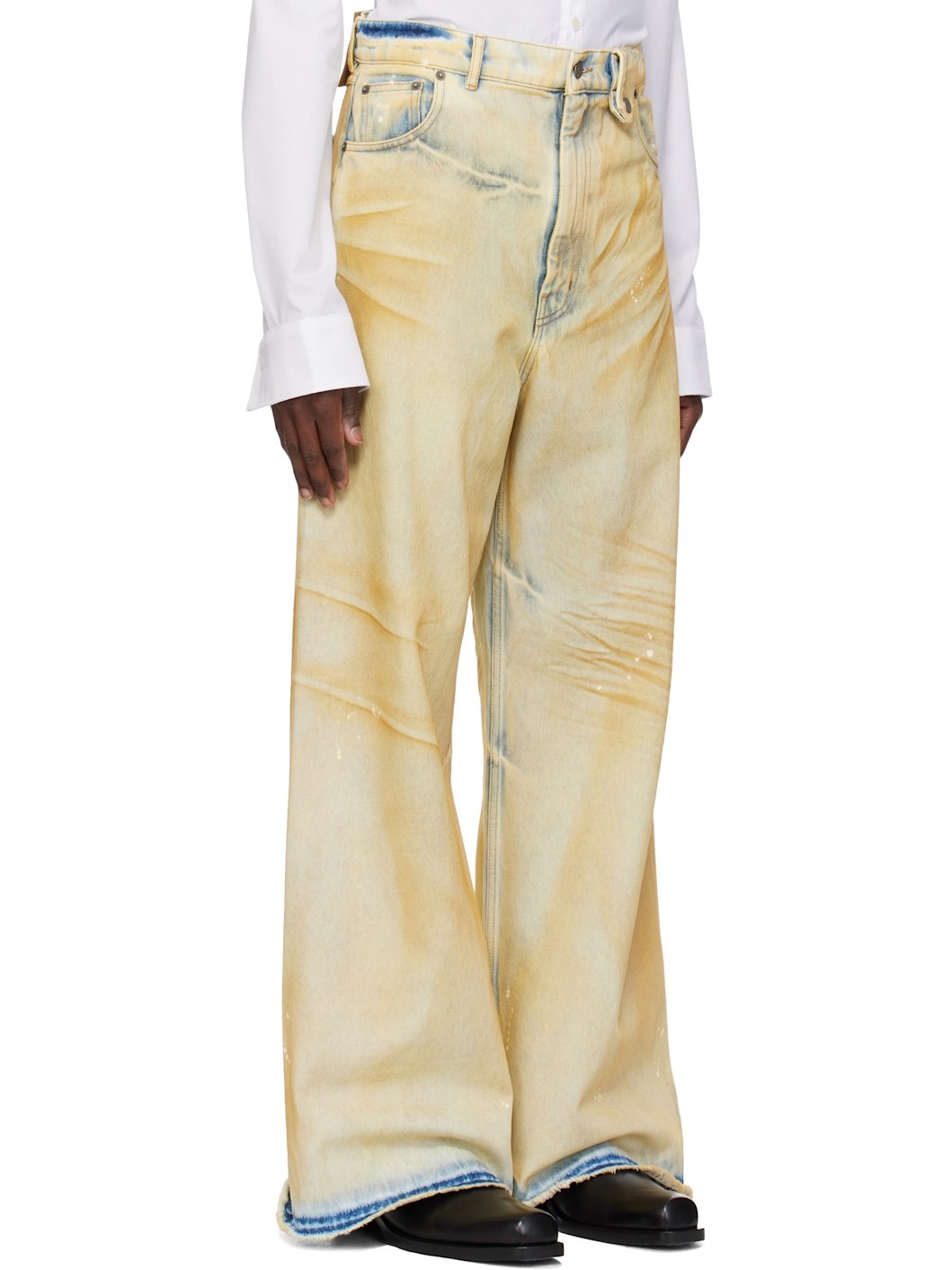 Beige Baggy Jeans - 2