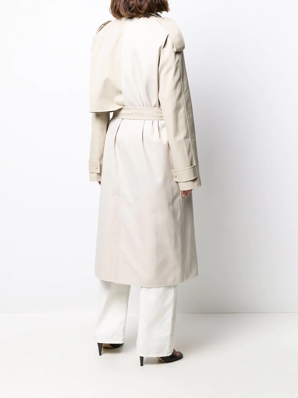 double layer trench coat - 4