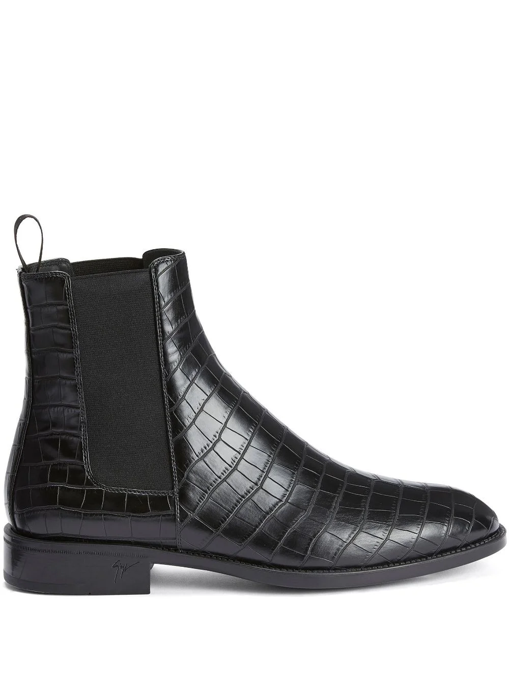 Ryim crocodile-effect boots - 1