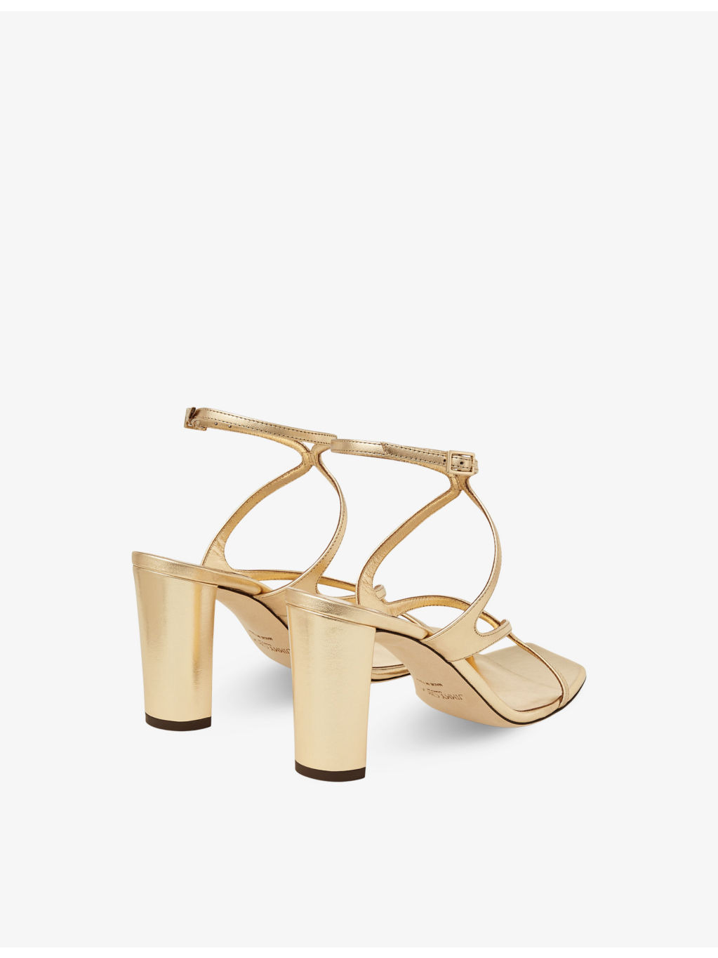 Azie 85 leather heeled sandals - 4