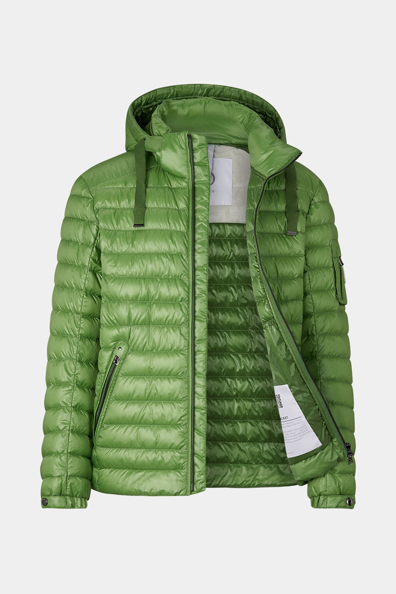Loke lightweight down jacket in Green 7
