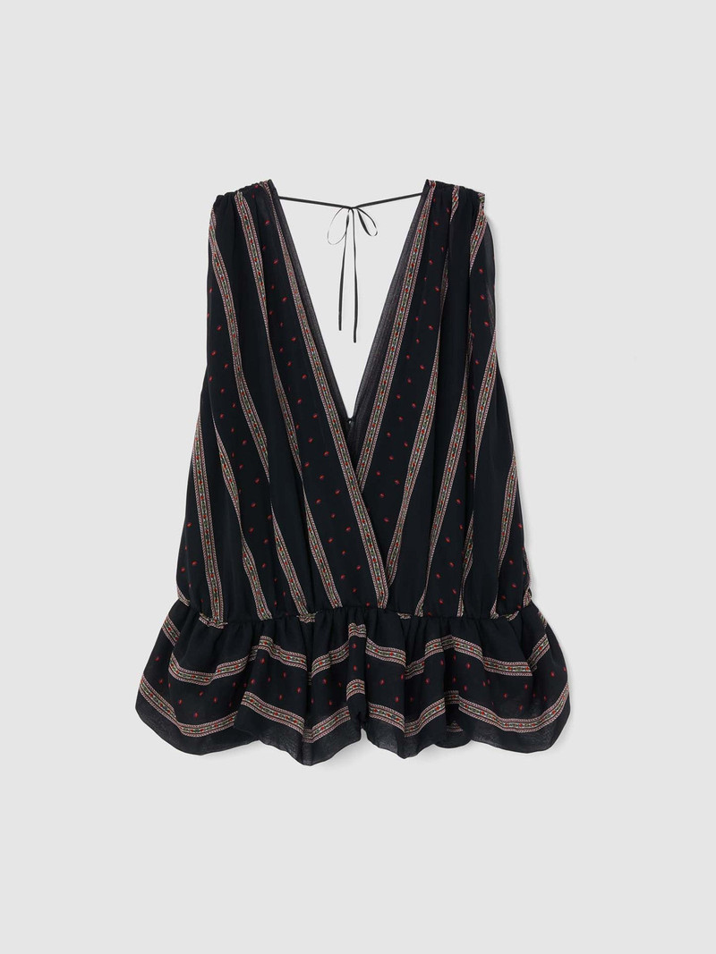 PETRA SILK PEPLUM TOP 4