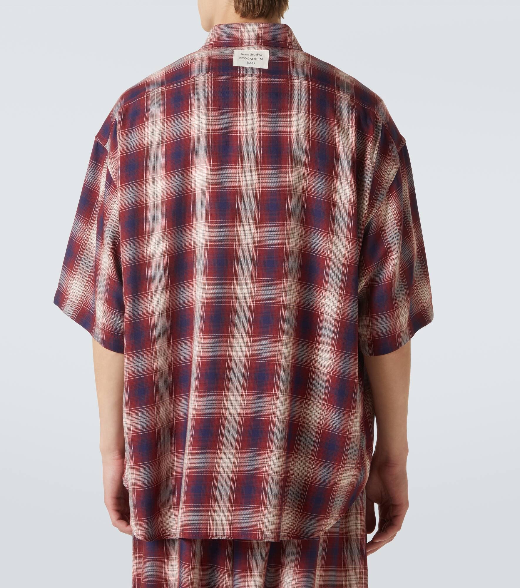 Checked oversized shirt - 4