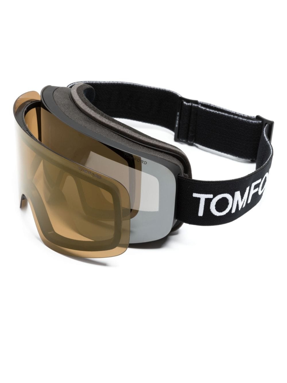 logo-band mirrored-lenses ski goggles - 2