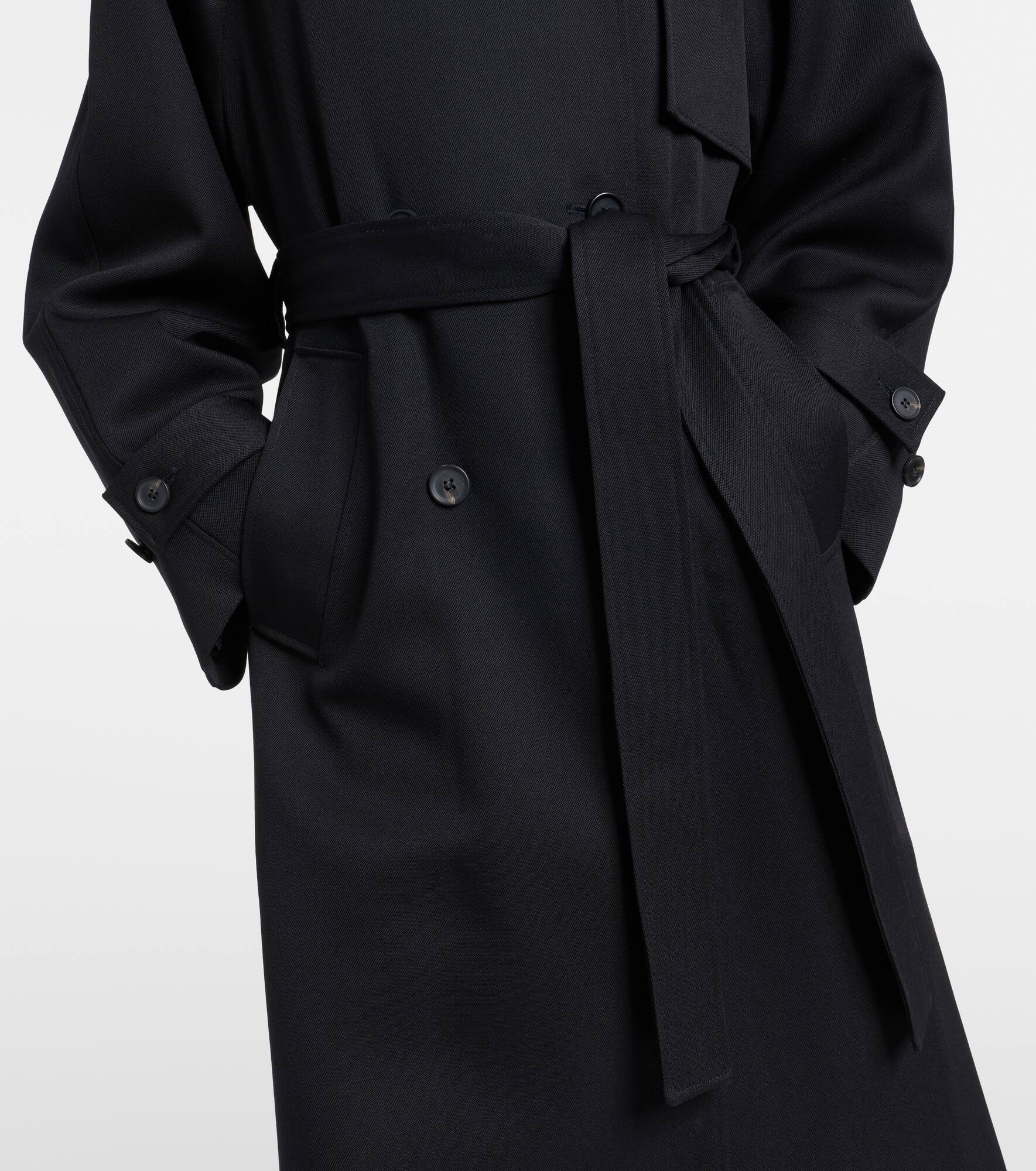 Oversized virgin wool coat - 5