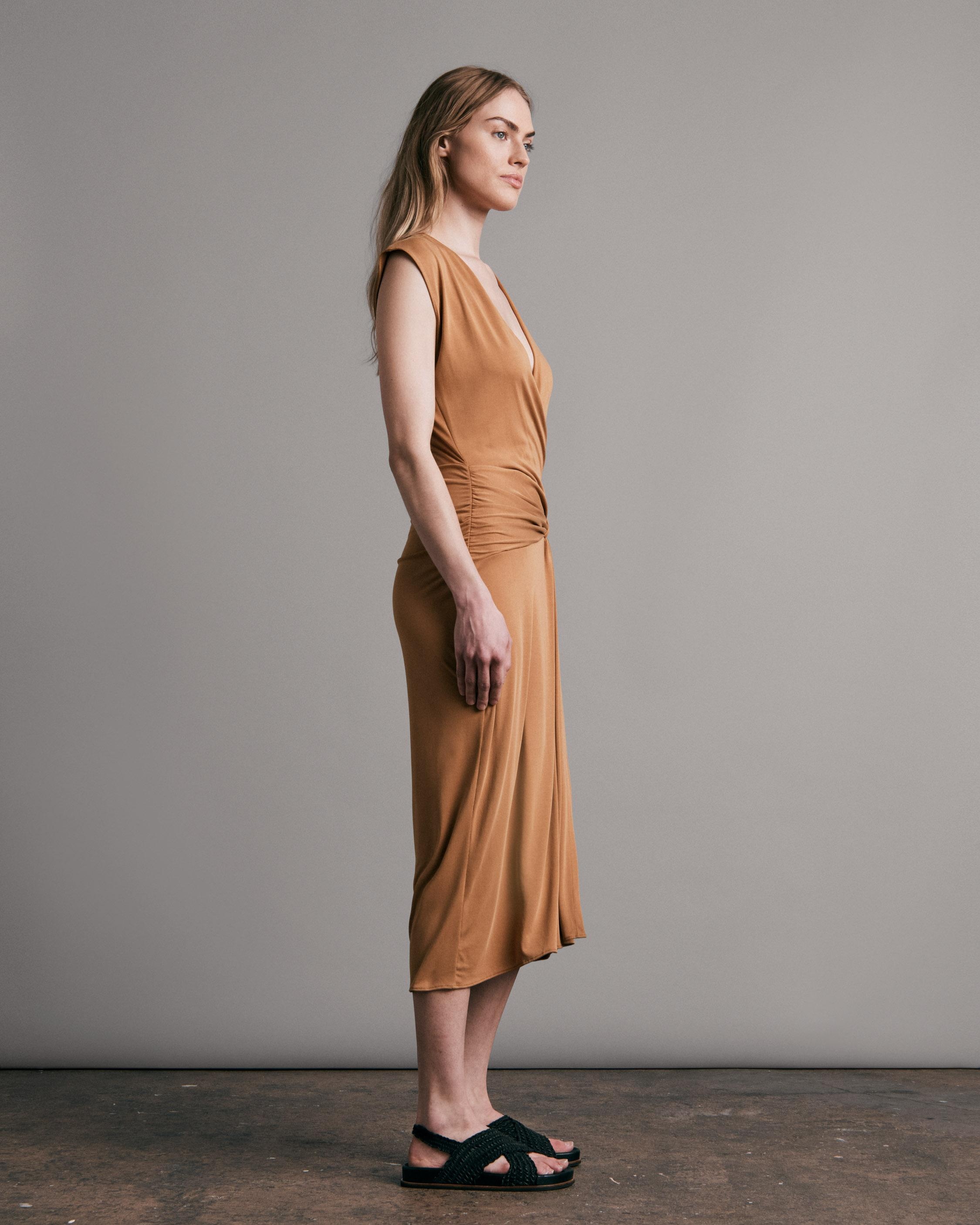 Christy Drape Midi Dress
Modal Skirt - 3