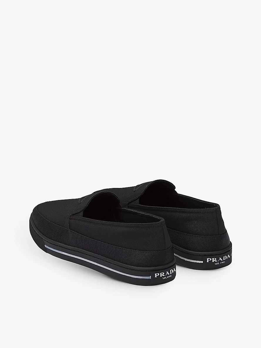 Re-Nylon recycled-nylon slip-on low-top trainers - 4