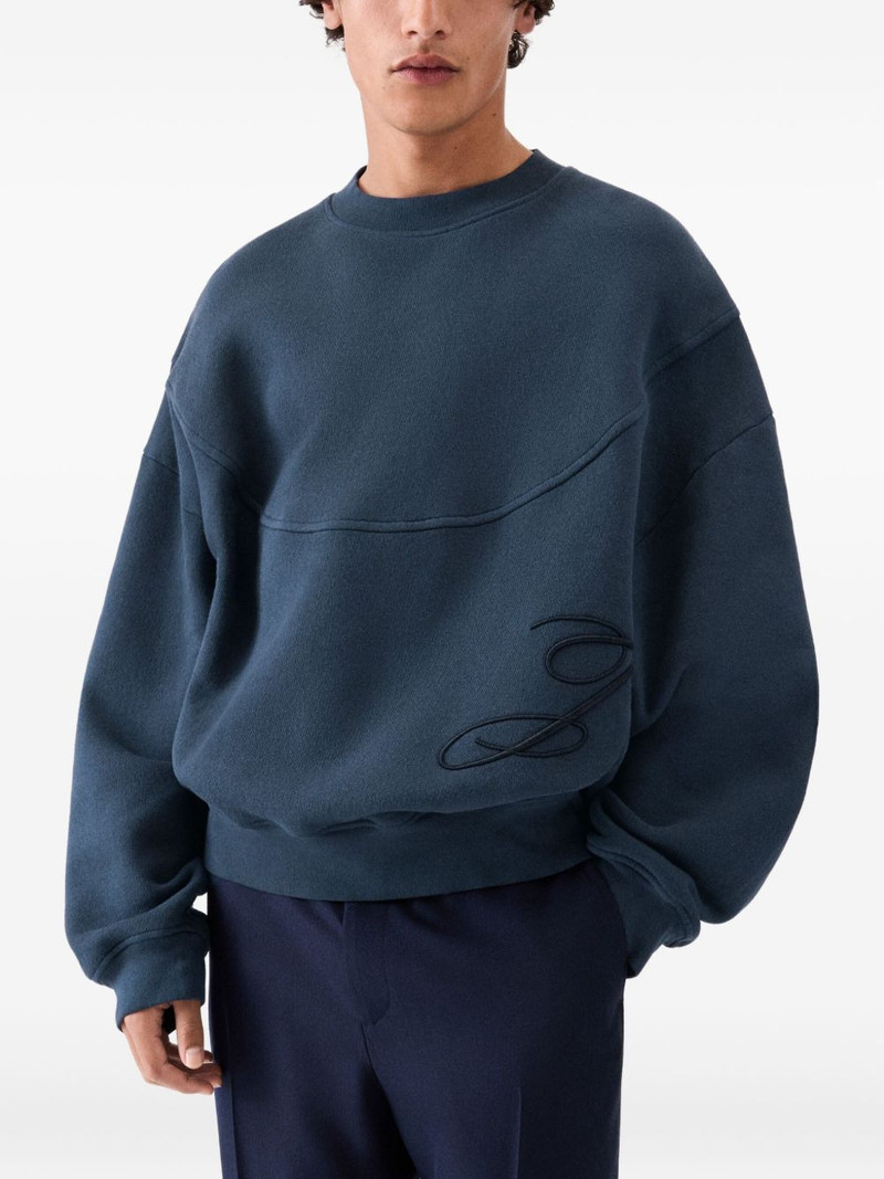 JACQUEMUS embroidered-logo sweatshirt outlook