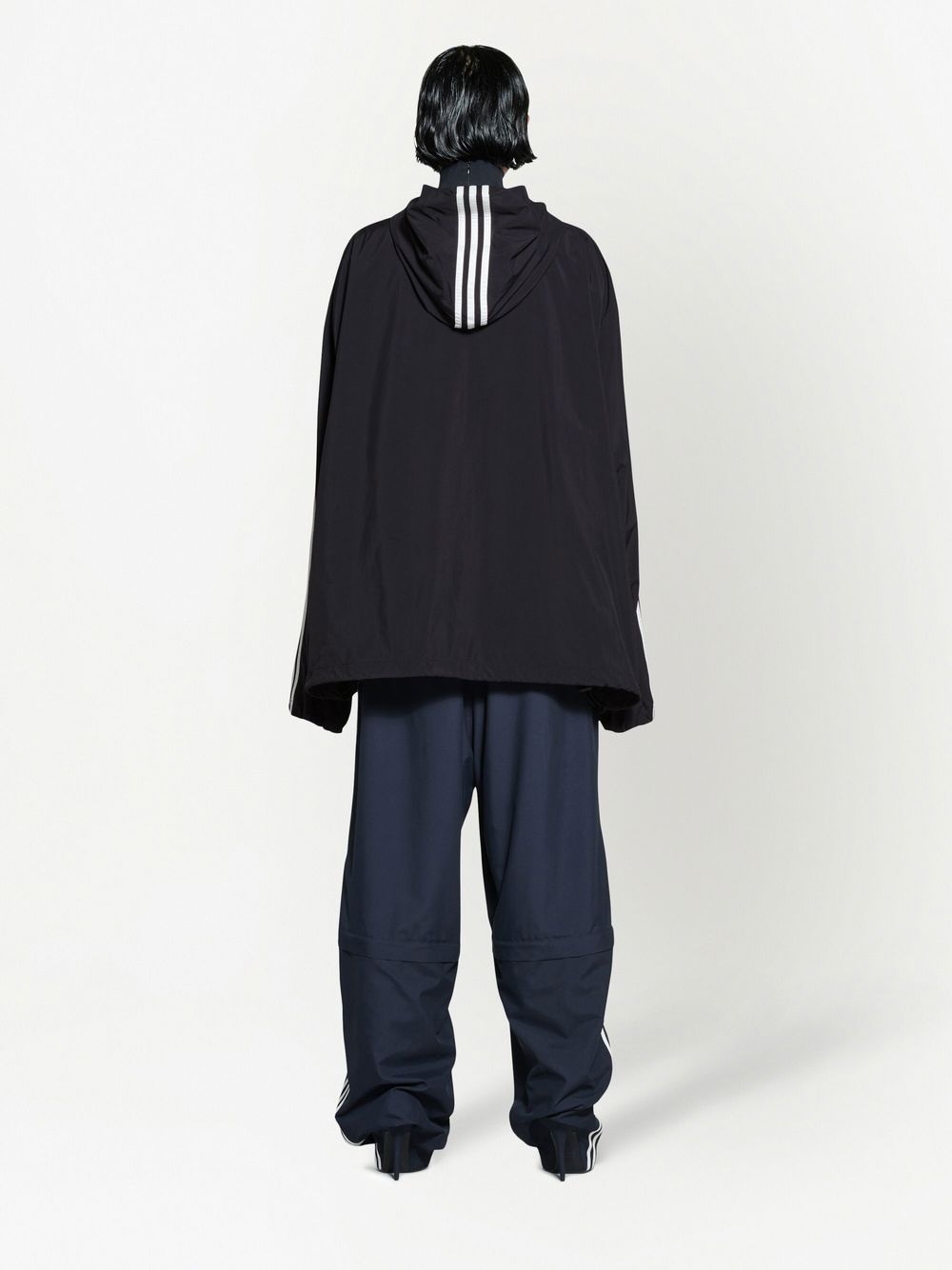 x Adidas zip-up hooded windbreaker