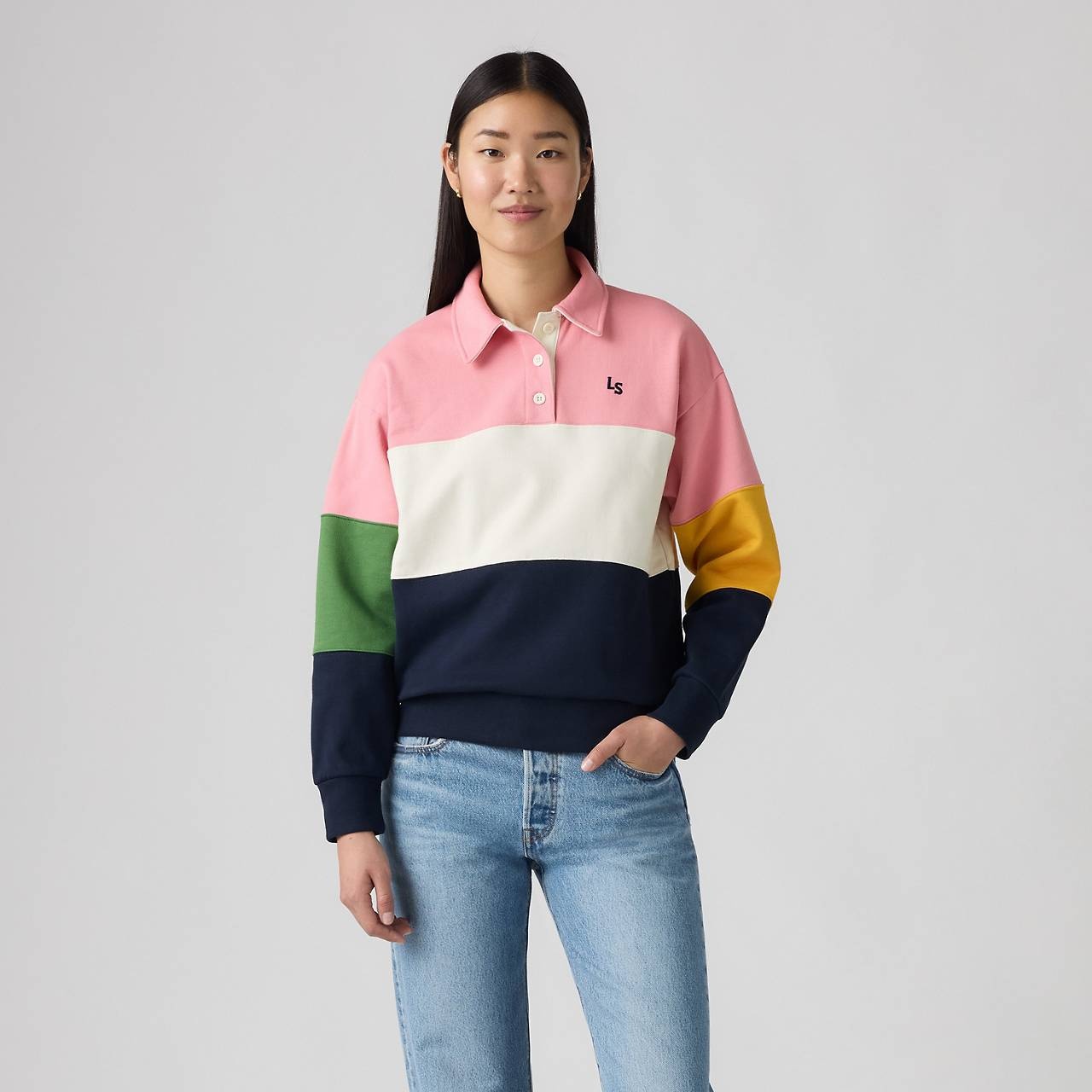GRAPHIC POPOVER FLEECE SWEATSHIRT - 1