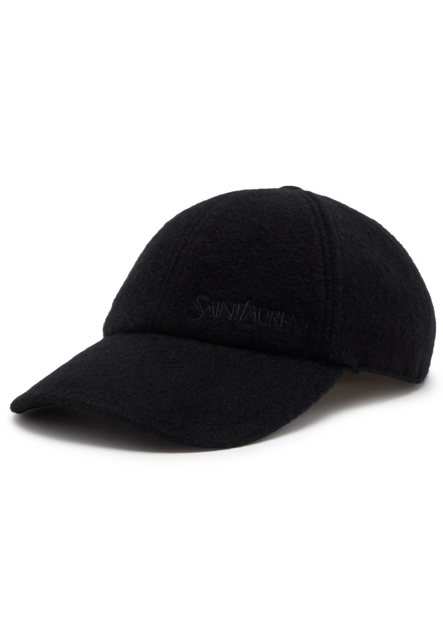Saint Laurent Logo-embroidered Cashmere cap - 2