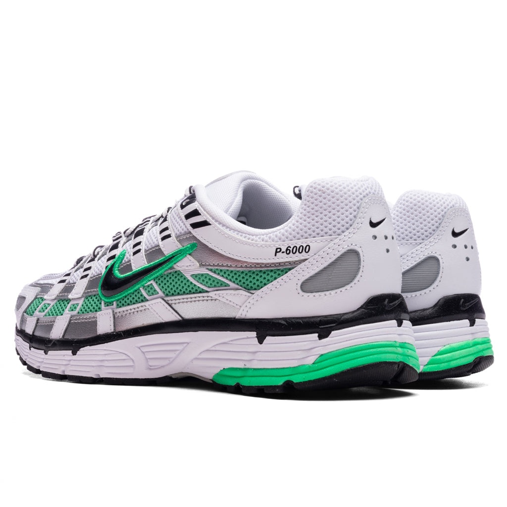 P-6000 - WHITE/BLACK/METALLIC SILVER/SPRING GREEN - 3