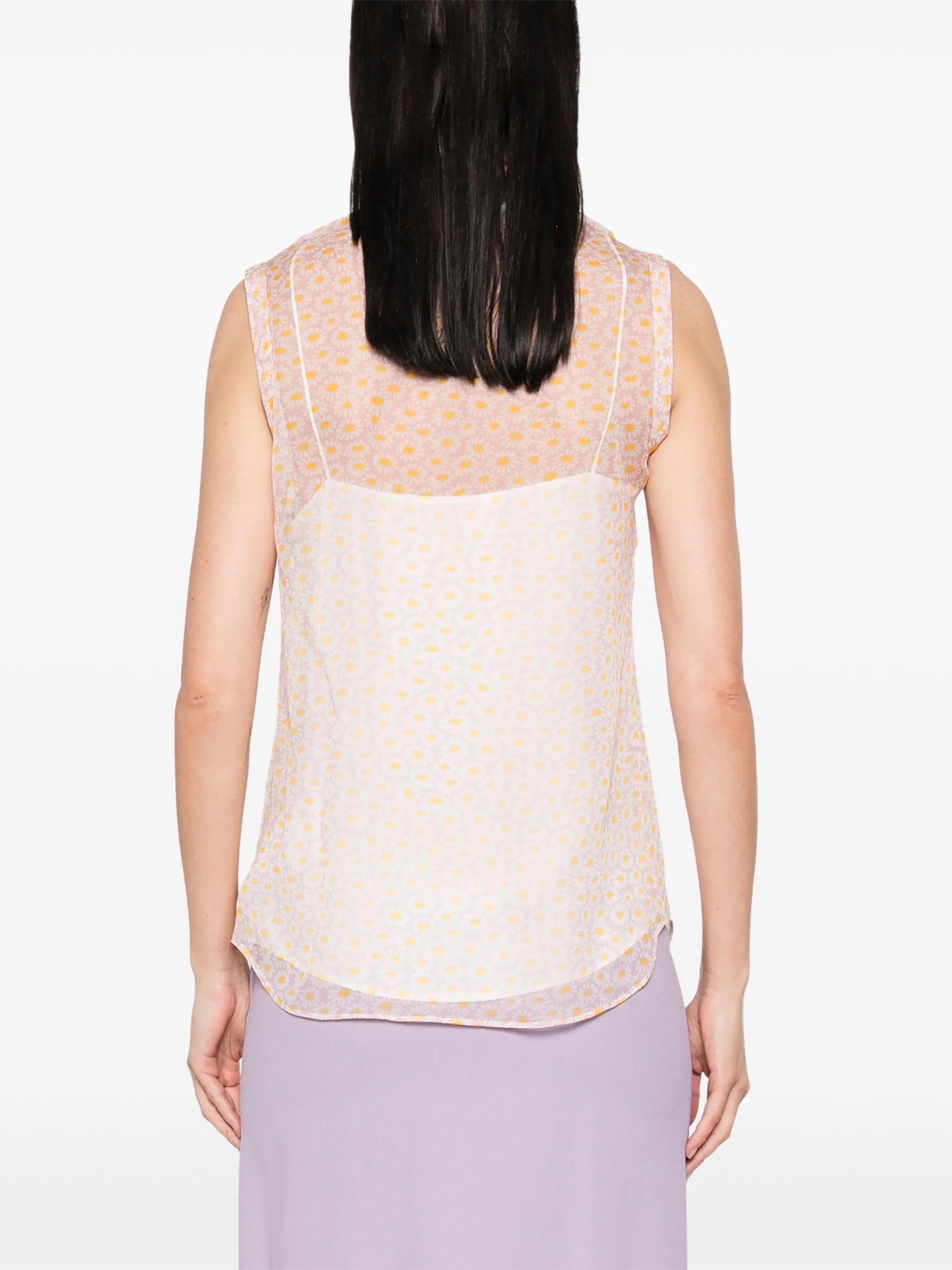 Printed Silk Top - 2