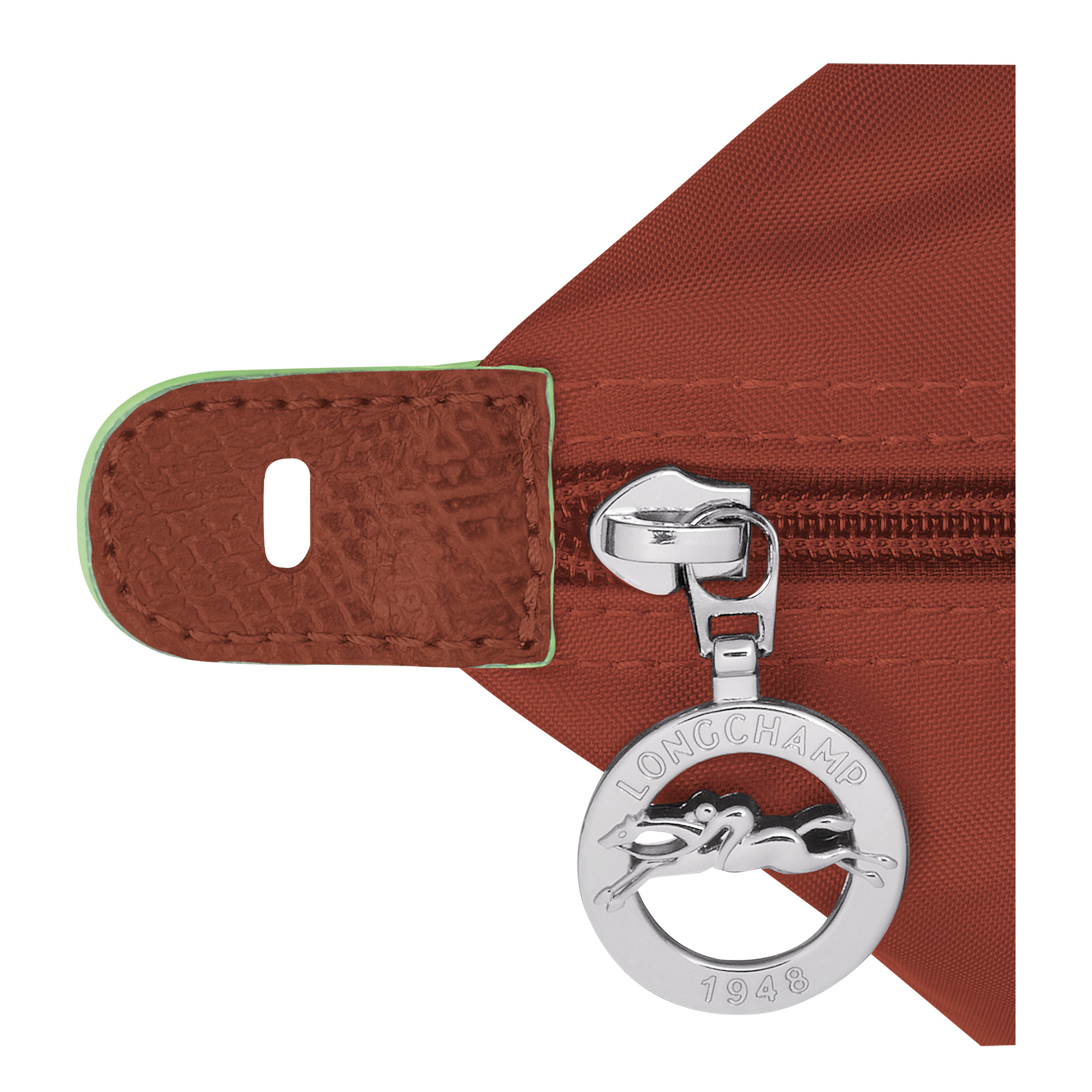Le Pliage Green M Travel bag Chestnut - Recycled canvas - 6