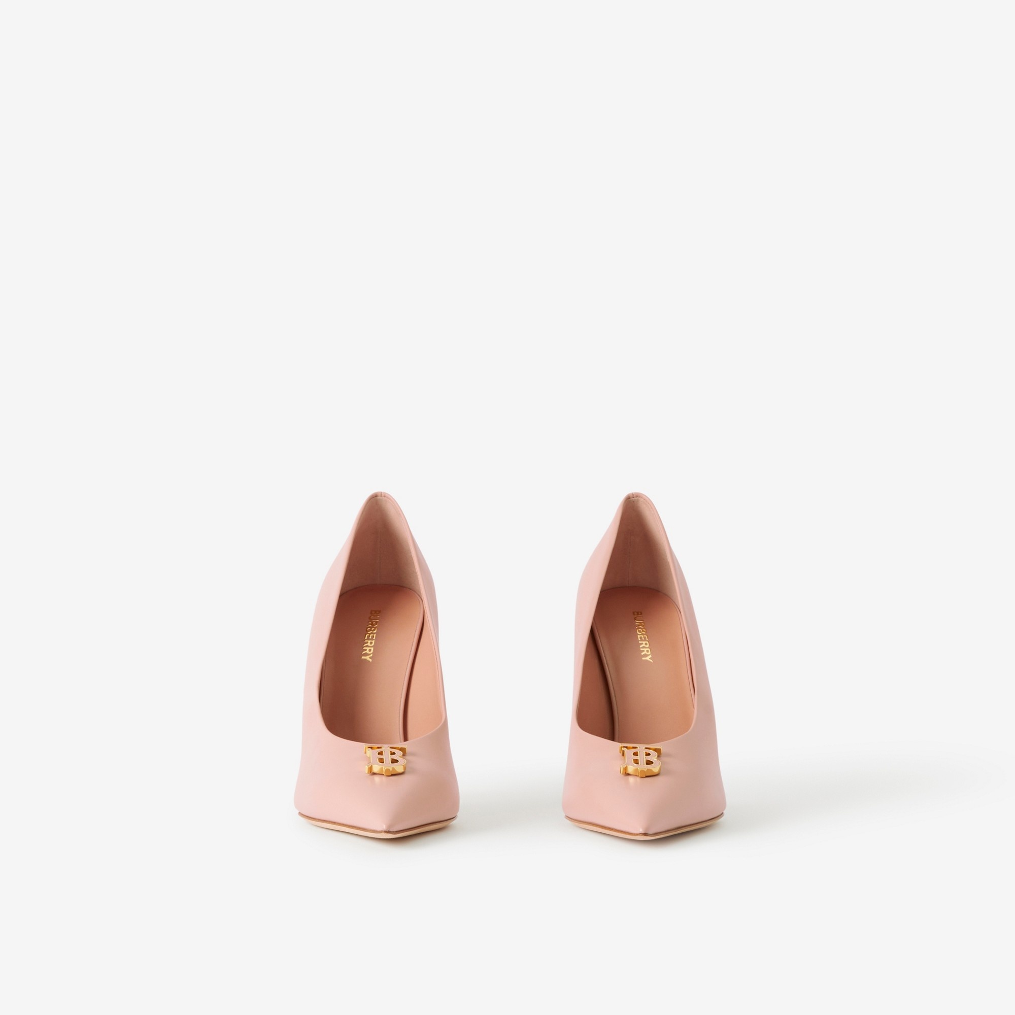 Monogram Motif Leather Point-toe Pumps - 2