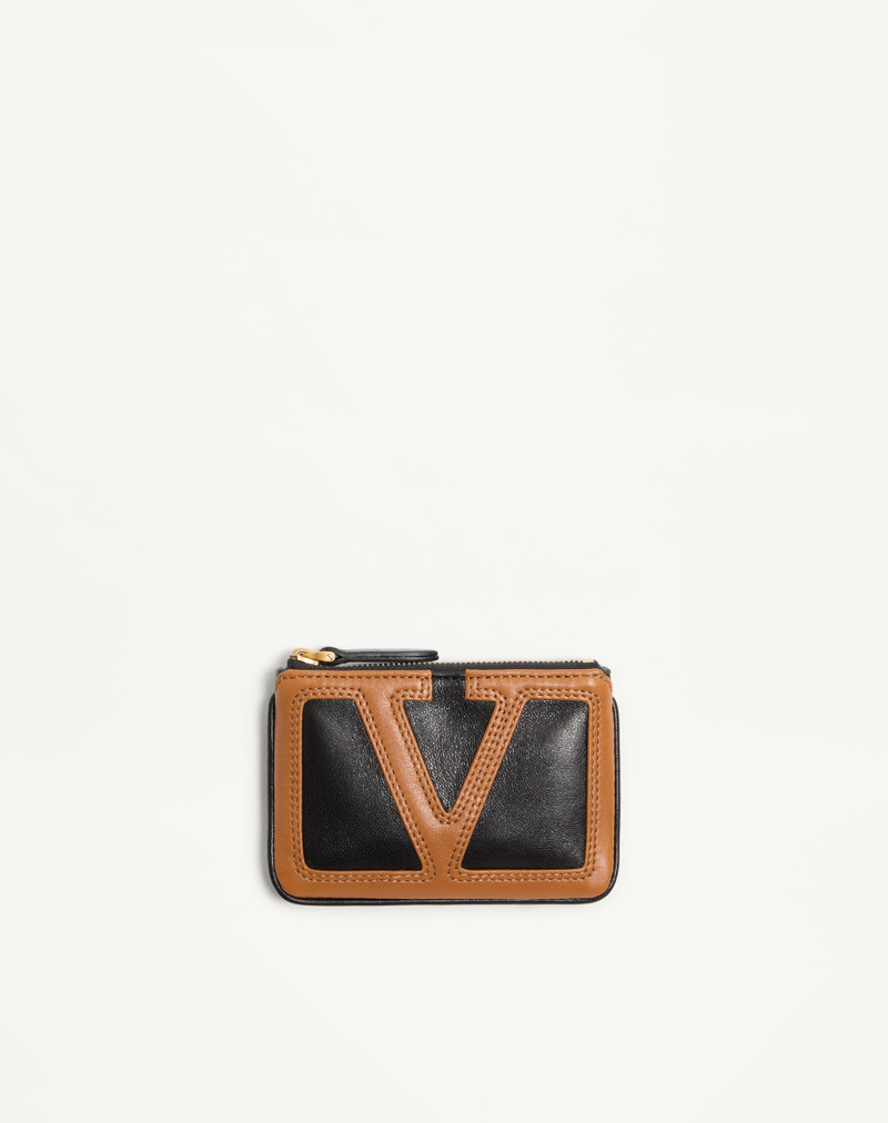 VALENTINO GARAVANI VIVA SUPERSTAR NAPPA LEATHER KEY RING 1