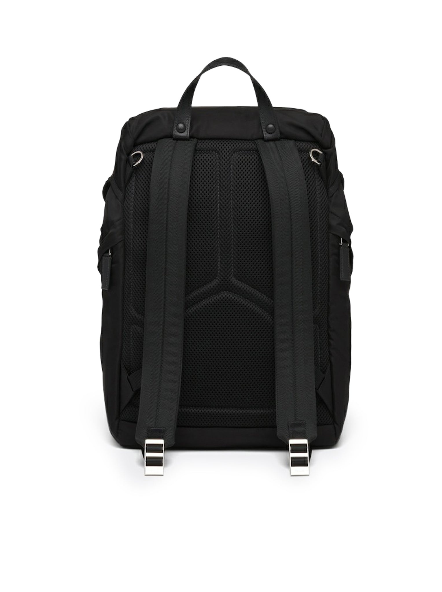 BACKPACK IN RE-NYLON AND SAFFIANO LEATHER - 5