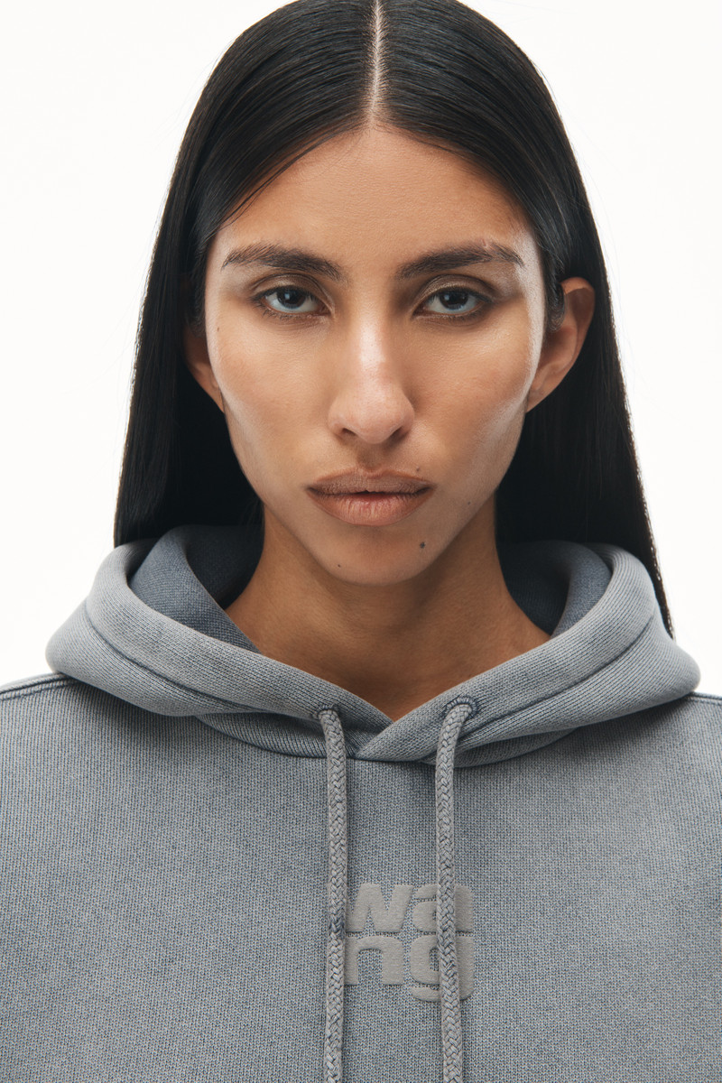 Logo Hoodie in Structured Terry 5