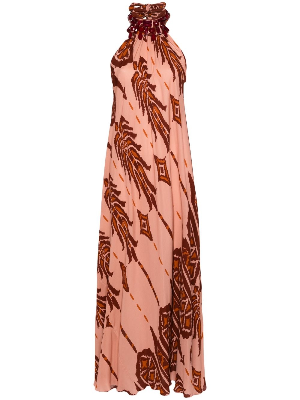 Mohican Song silk maxi dress - 1