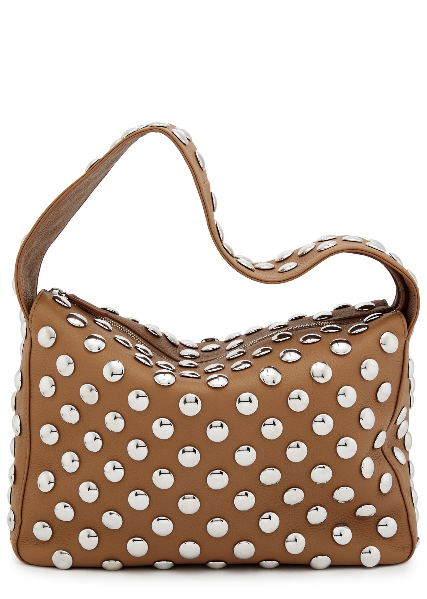 KHAITE Elena studded shoulder bag | REVERSIBLE