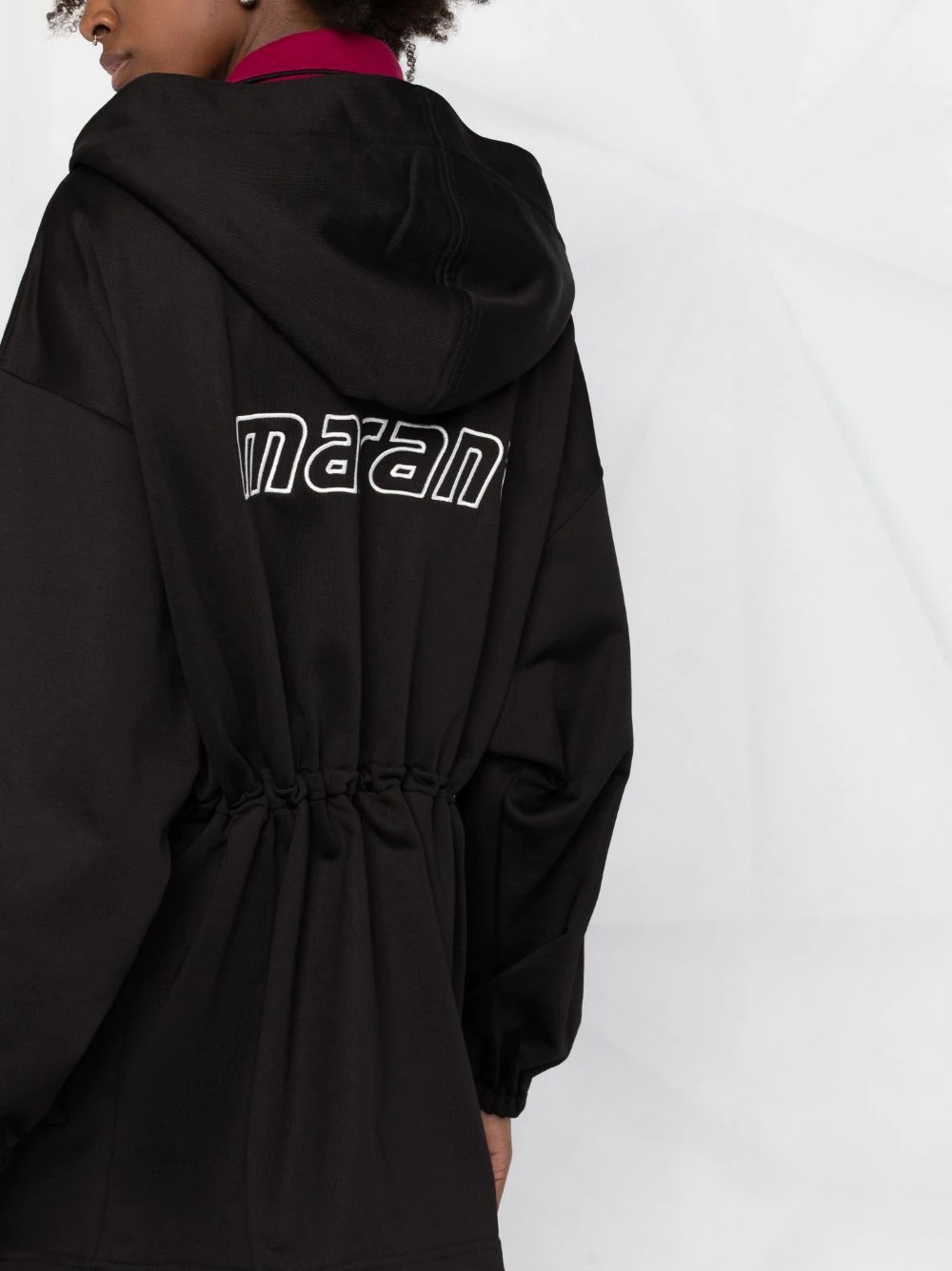 logo-print hooded jacket - 5