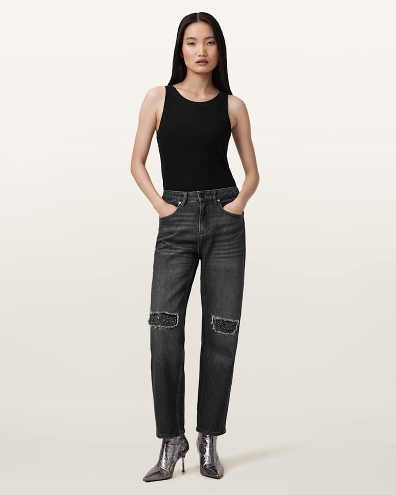 IDA CROPPED STRAIGHT DENIM JEANS 7