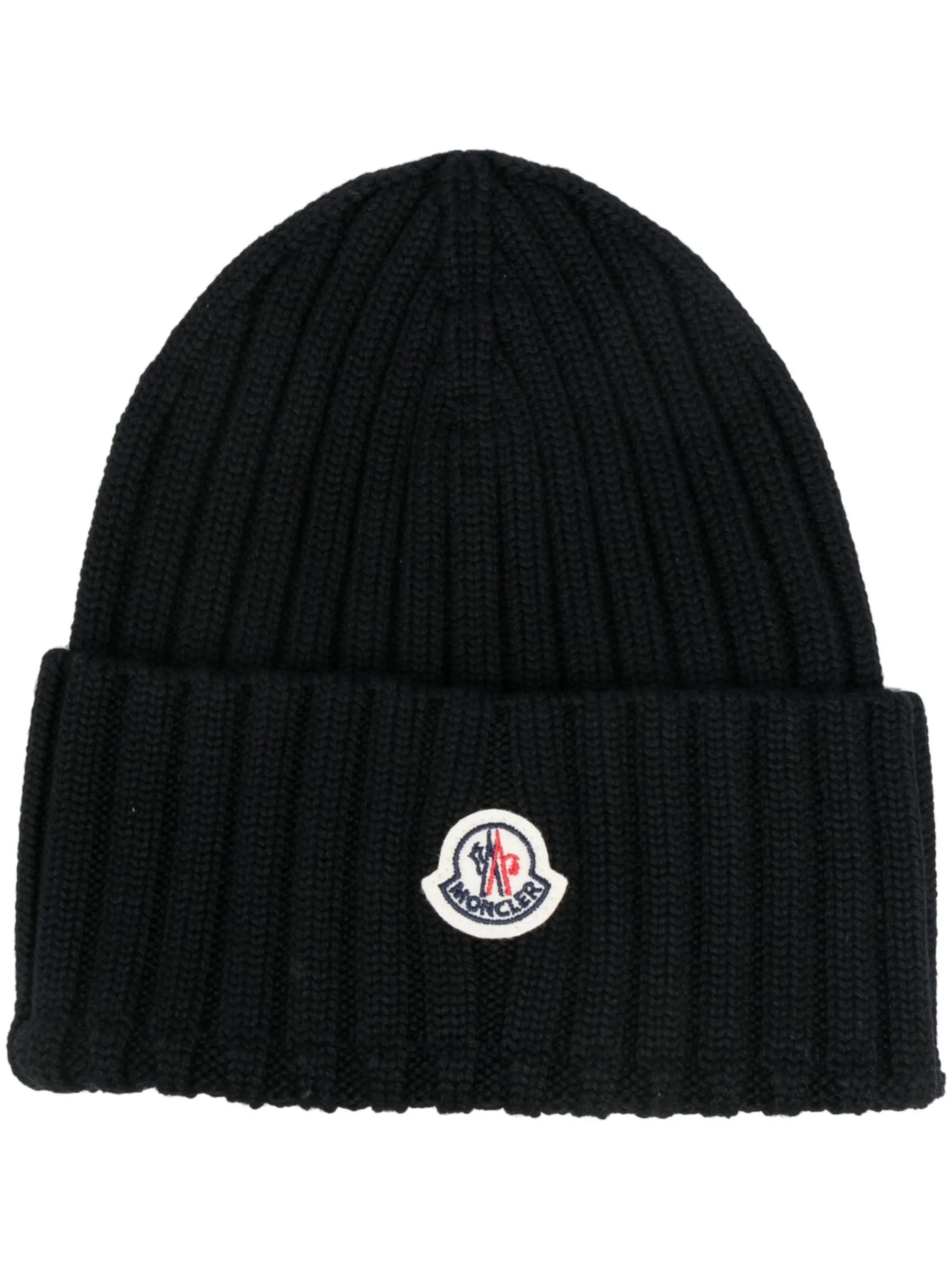 Moncler Ribbed-knit Virgin Wool Beanie - 1