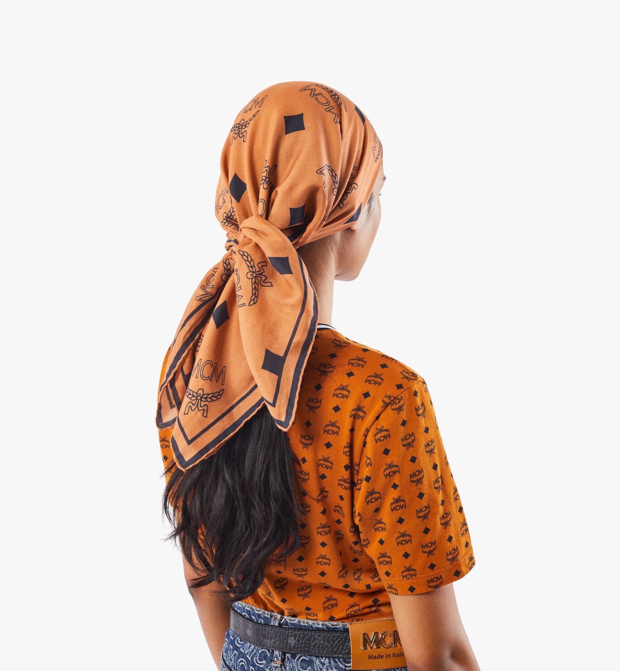 Monogram Print Bandana Scarf - 2