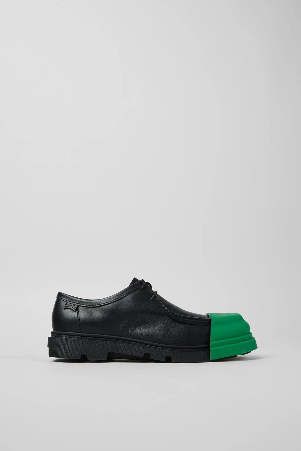 Junction Black Leather Shoes for Women. - 1