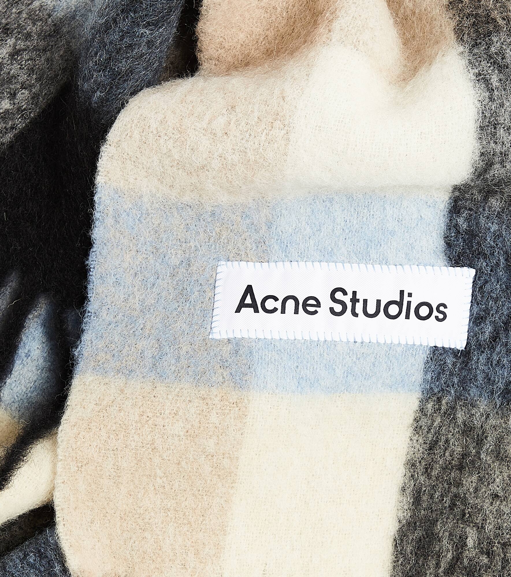 Checked alpaca and wool-blend scarf - 4