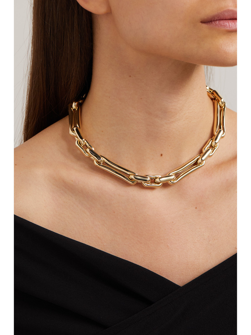 LAUREN RUBINSKI 14-karat Gold Necklace outlook