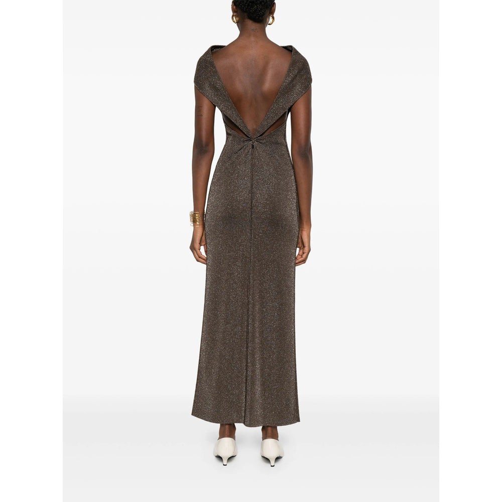 Max Mara Pianoforte Brown Dresses - Evening Dresses Women - 5