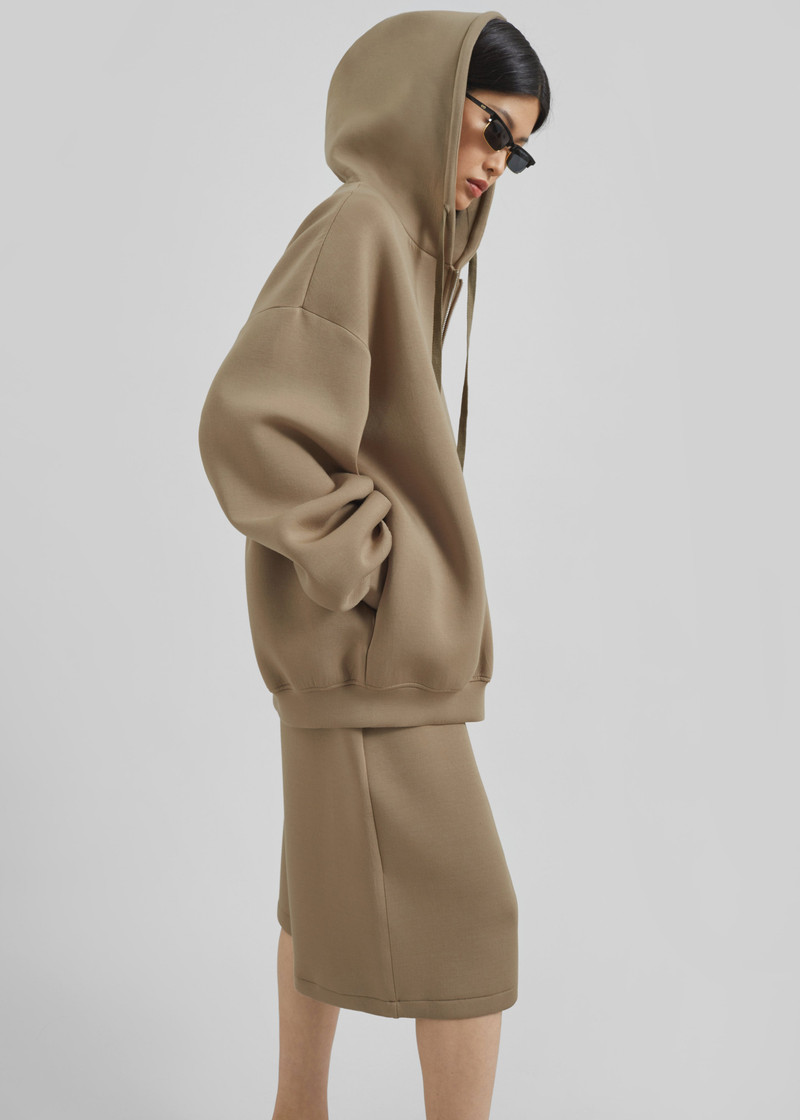Rian Sweatshorts - Camel 4