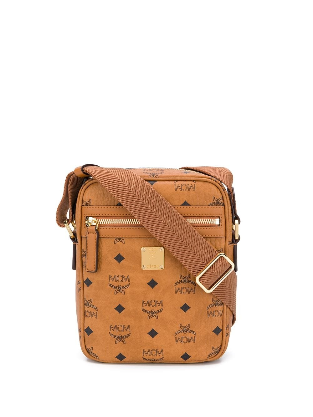 logo print shoulder bag - 1