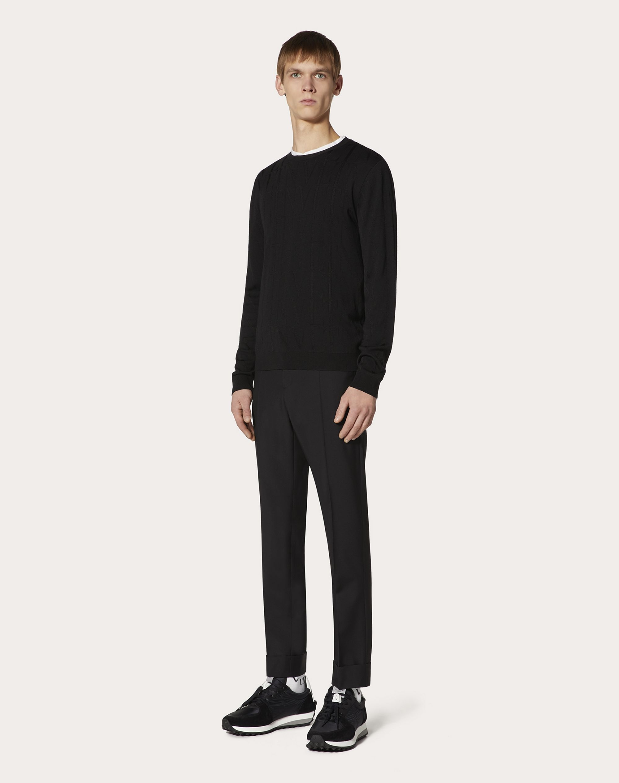 VLTN TIMES CREW-NECK SWEATER - 2