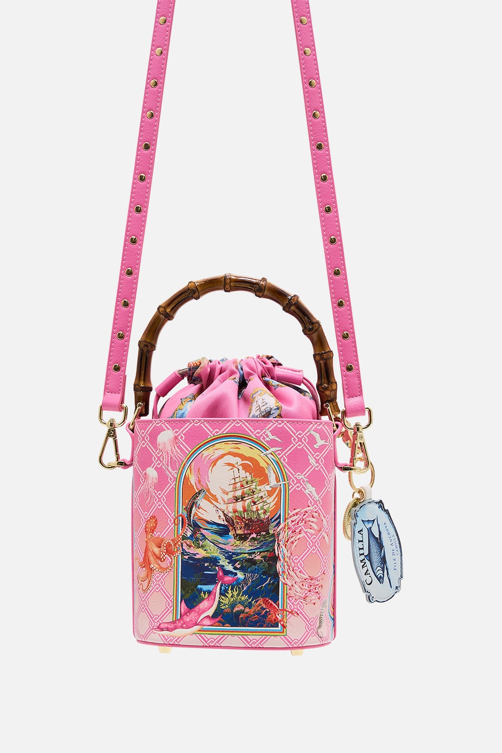 DRAWSTRING BUCKET BAG - 6