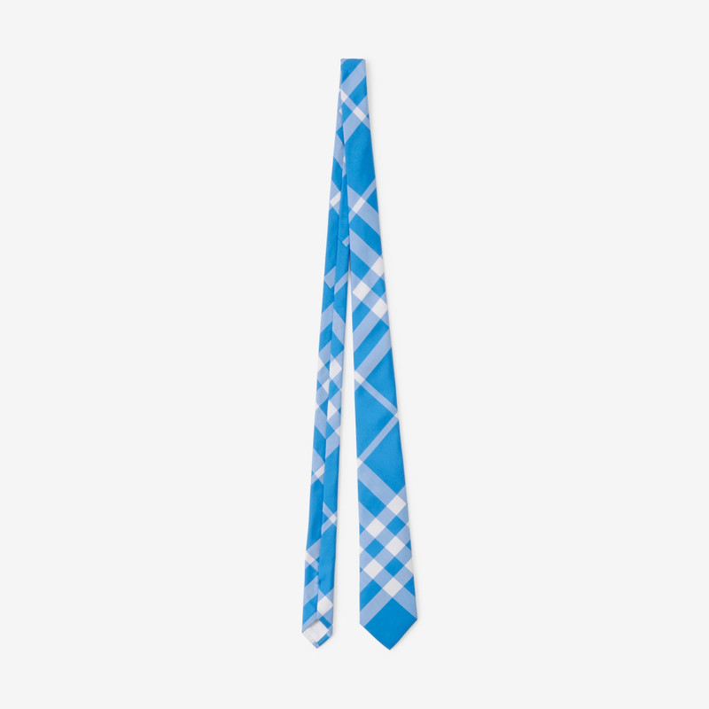 Classic Cut Check Silk Tie 1