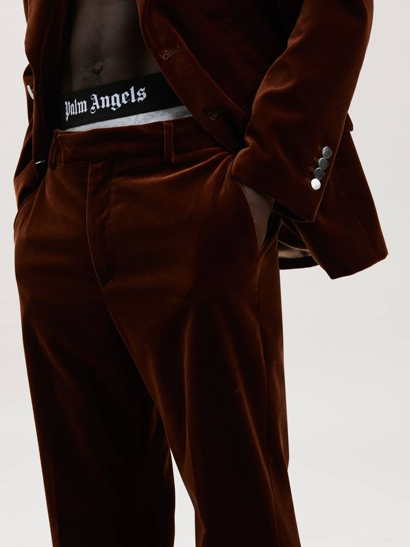 VELVET SUIT PANTS 6