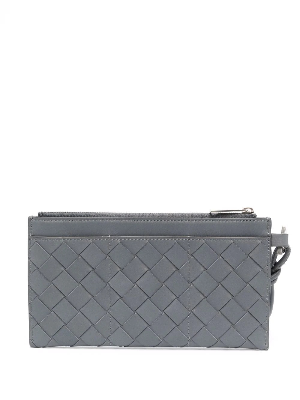 Intrecciato zip-fastening wallet - 2