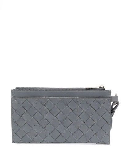 Bottega Veneta Intrecciato zip-fastening wallet outlook