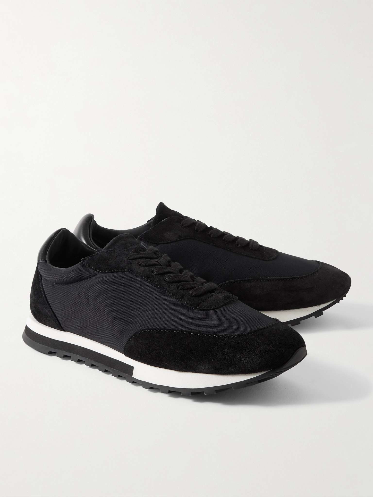 Owen Leather- and Suede-Trimmed Nylon Sneakers - 4