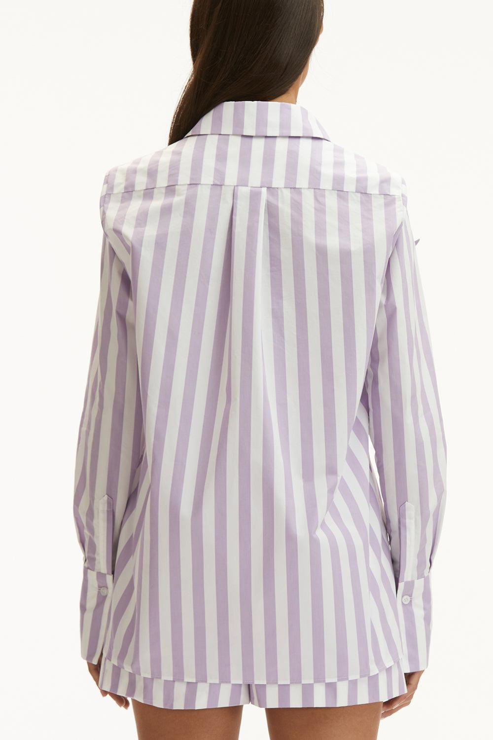 Striped Cut Out Short - 5