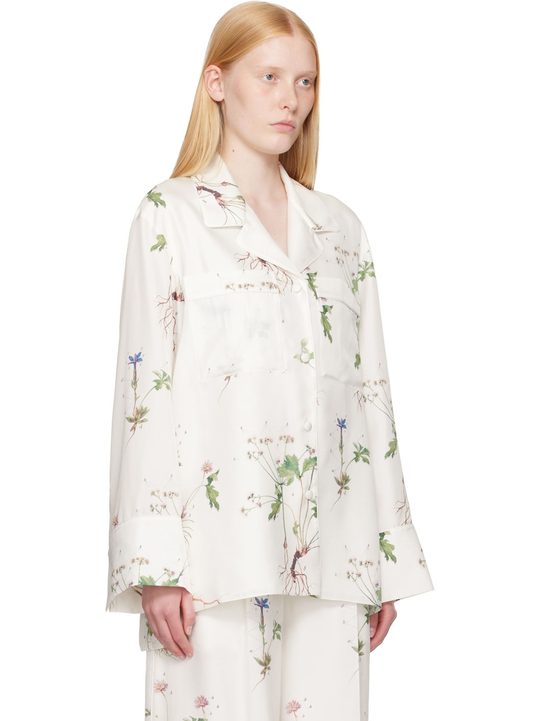 White Pyjama Shirt - 2